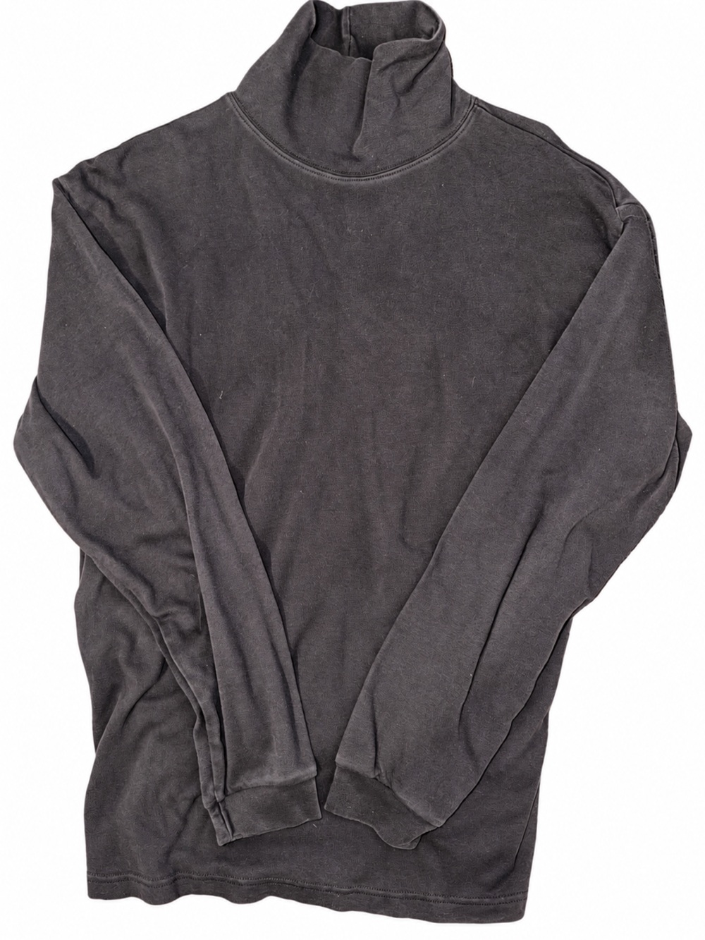 Vintage Made In USA Size LargeL.L. Bean Men's Black Turtleneck Long Sleeve Shirt